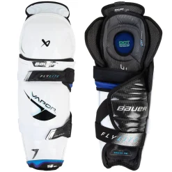 Intermediate hockey shin guards